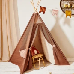 ADVENTURE Tente Pour Enfants Brun