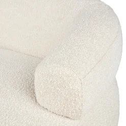 AGNES Plaid Blanc Cassé