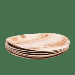 ARECA LEAF Assiettes Set De 6 Naturel