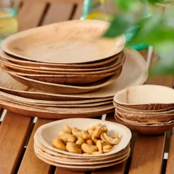 ARECA LEAF Bols Set De 6 Naturel