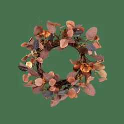 AUTUMN Couronne De Feuilles Brun