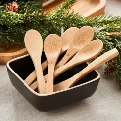 BAMBOO Cuillères Set De 6 Naturel