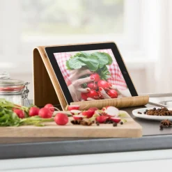 BAMBUS Support Tablette Et Livre Naturel