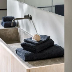 B-LUX Tapis De Bain Gris Foncé