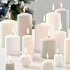 CILINDRO Bougie Cylindrique Blanc