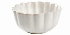 DAHLIA Assiette Blanc