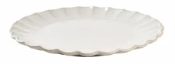DAHLIA Assiette Blanc