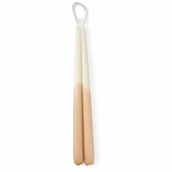 DUO Bougies Dîner Set De 2 Brun