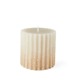 FLOWY Bougie Blanc Cassé