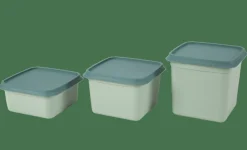FREEZER Boîtes Congélation Set De 10 Menthe, Vert Foncé