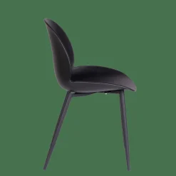 FREYA Chaise De Salle à Manger Noir
