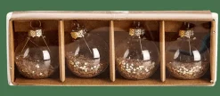 GLANCY Porte-noms Set De 4 Transparent