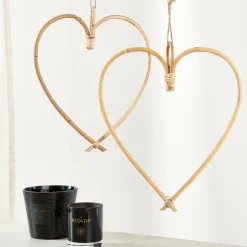 HEART Décoration à Suspendre Naturel
