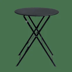 IMPERIAL Table Pliante Rond Noir