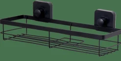 INDUSTRIA Panier De Douche Avec Ventouses Noir