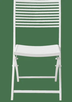 JESSE Chaise Pliante Blanc, Beige