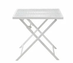 JESSE Ensemble Bistrot Rectangulaire Blanc