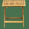 JOSHUA Table Pliante Brun