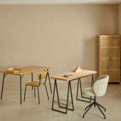 LINOLUX Boîte De Rangement Avec Couvercle Beige