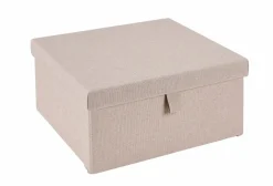 LINOLUX Sac De Rangement XL Avec Fermeture éclair Beige