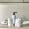 LUNA Boîte à Coton Avec Couvercle Blanc