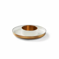 LUZ Support Bougie Chauffe-plat Brun