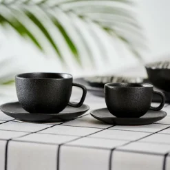 MAGMA Tasse Et Soucoupe 20 CL Noir