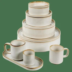 MINERAL MARBLE Assiette Blanc