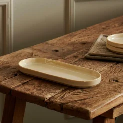 MINERAL SAND Assiette Beige