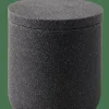 MOON Boîte à Coton Avec Couvercle Gris Foncé