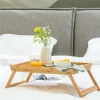 NEW BAMBOO Plateau De Lit Naturel
