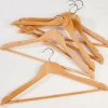 NEW WOOD Cintres Set De 5 Naturel