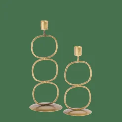 OVAL Bougeoir Doré