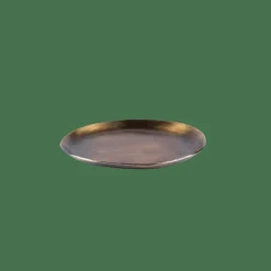 OVALS Plat De Présentation Doré