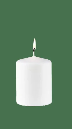 PURE Bougie Cylindrique Blanc