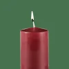 PURE Bougie Cylindrique Rouge Foncé