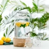 PURI Réservoir à Boisson Avec Robinet 5,5 L Transparent