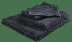 RECYCLE Serviette De Bain Anthracite