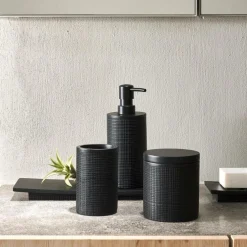SAMOURAI Porte-savon Noir
