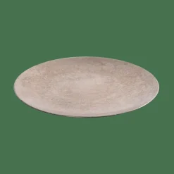 SILVERFOIL Assiette Déco Argent