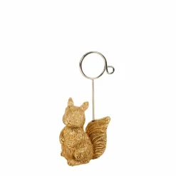 SQUIRREL Décoration Doré