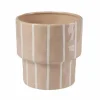 STRIPES Pot De Fleurs Sable
