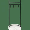 TERRAZZO Porte-bijoux Noir, Blanc, Gris