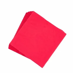 UNI Set De 20 Serviettes Rouge