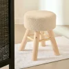 VINCE Tabouret Blanc