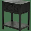 WEBSTER Table De Chevet Noir